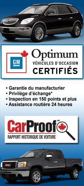 Optimum, Véhicules d'occasion certifiés chez Racine Chevrolet Buick GMC Optimum, Véhicules d'occasion certifiés